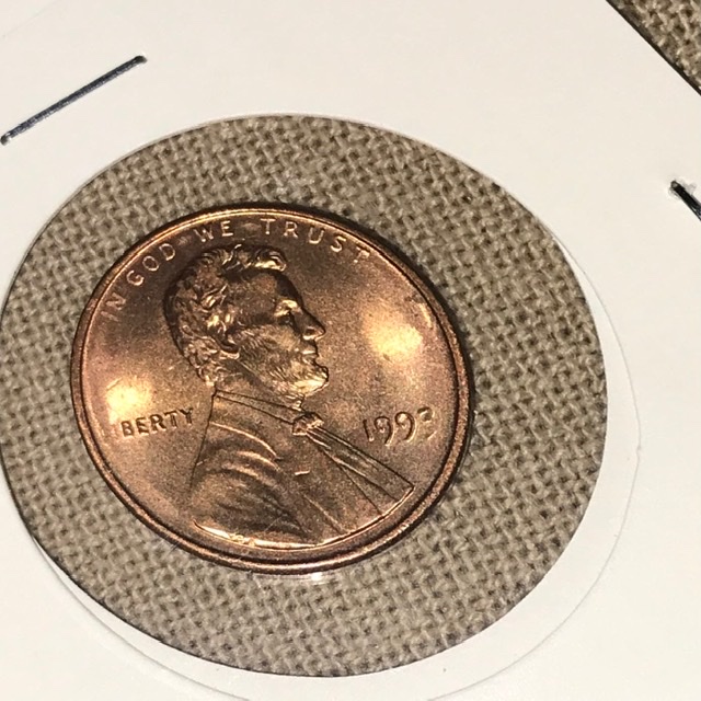 1993-One-Lincoln-Cent-Missing-Li-And-DDR-Variety?